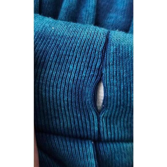 K.P.C. Women's Handmade Bohemian Embroidered Stonewash Blue Floral Pants Medium - Picture 6 of 11